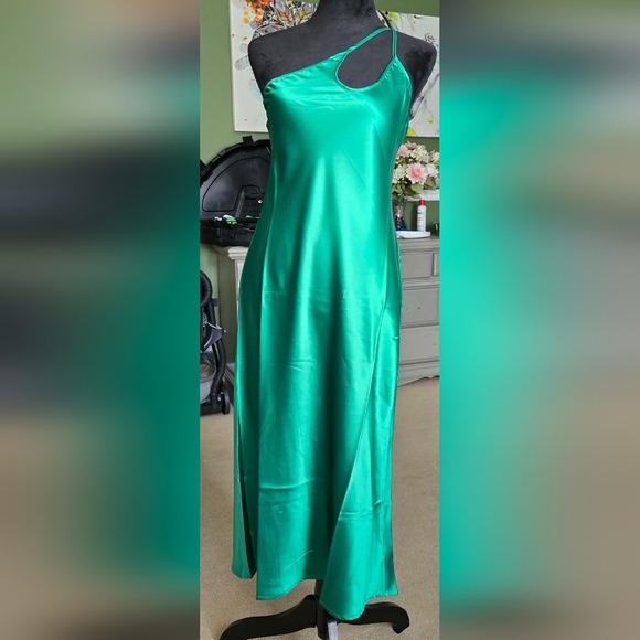 The Drop Women's Ashley Asymetrical Slip Dress #977, 994 - Picture 4 of 11